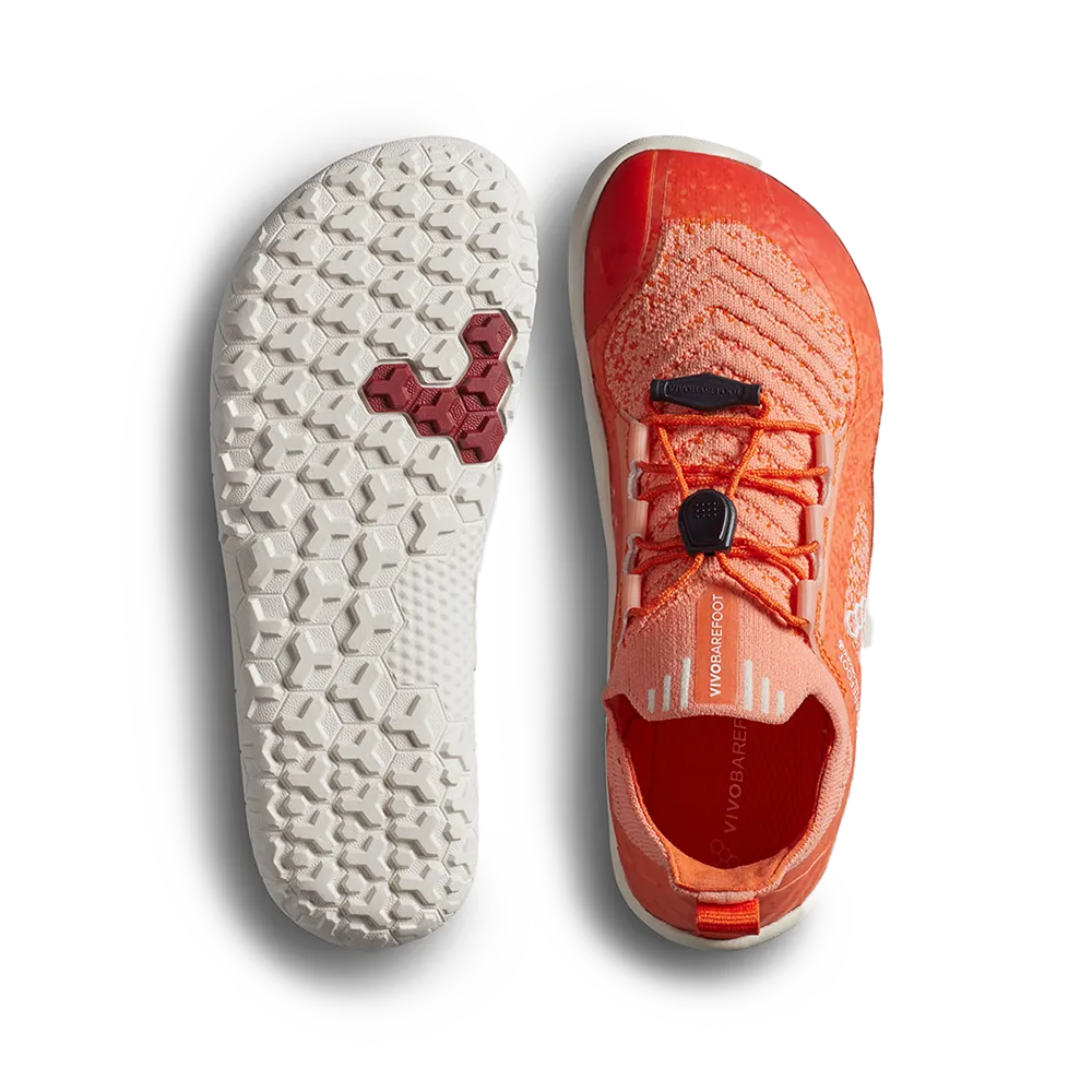 [PRE-ORDER] Vivobarefoot Primus Trail Knit FG Juniors Orange Zest (ETA. LATE MARCH)