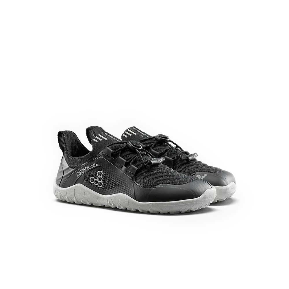 [PRE-ORDER] Vivobarefoot Primus Trail Knit FG Kids Obsidian (ETA. LATE MARCH)