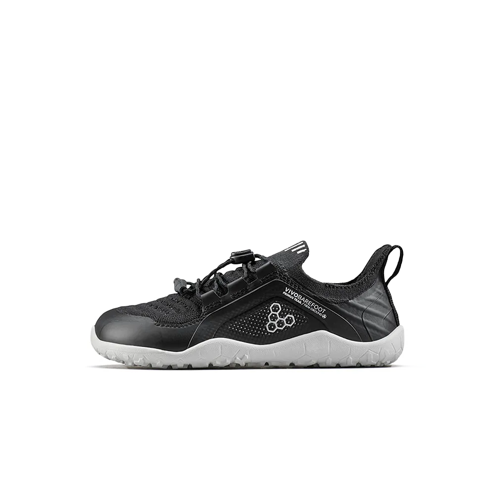 [PRE-ORDER] Vivobarefoot Primus Trail Knit FG Kids Obsidian (ETA. LATE MARCH)