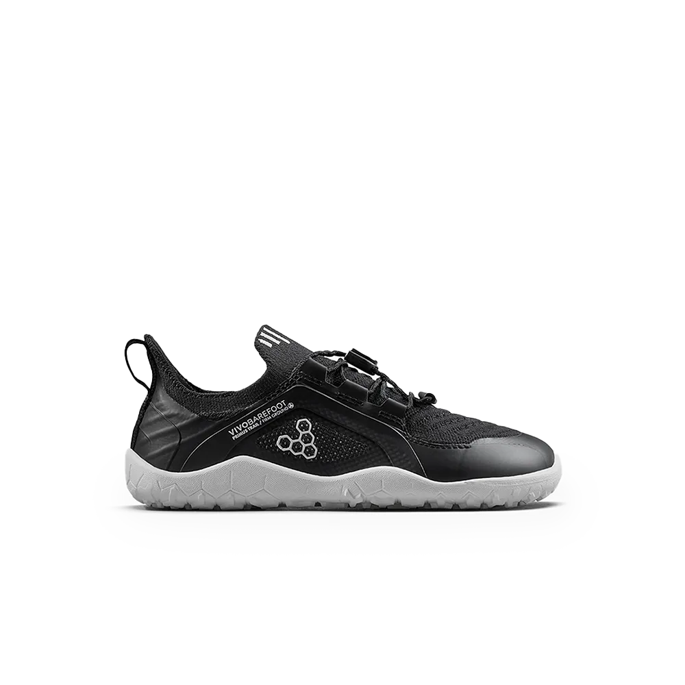 [PRE-ORDER] Vivobarefoot Primus Trail Knit FG Preschool Obsidian (ETA. LATE MARCH)