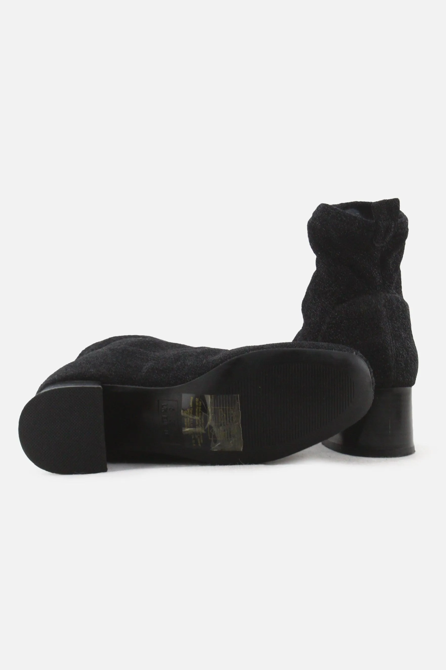 Primark Block Heels Sock Boots | Textile