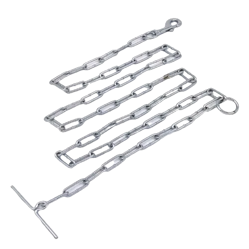 Real Stainless Steel T-Type Chain Lead