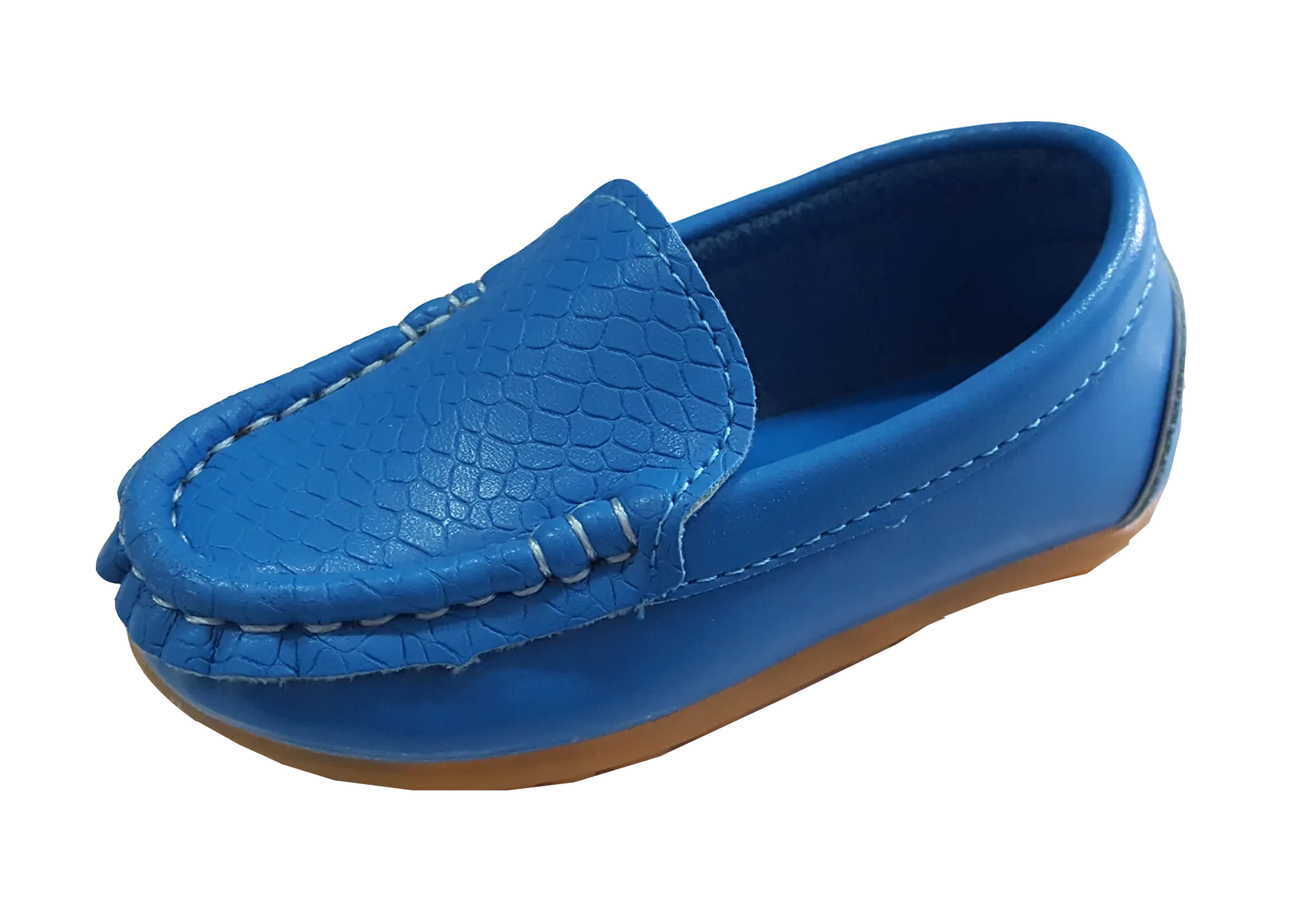 S168 Soft Moccasins Blue (EU21-25)