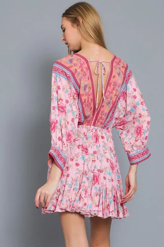 Sasha Dolman Sleeve Mini Dress