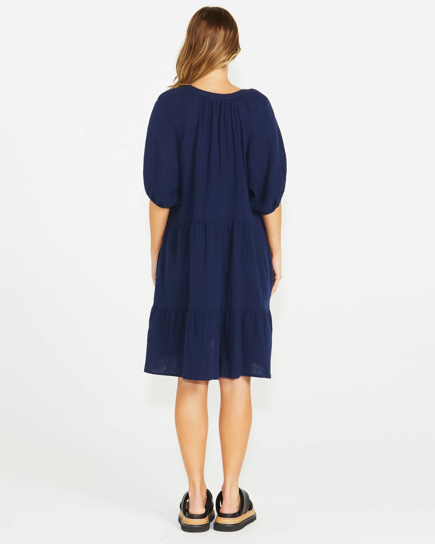Sass Henny Dress Navy