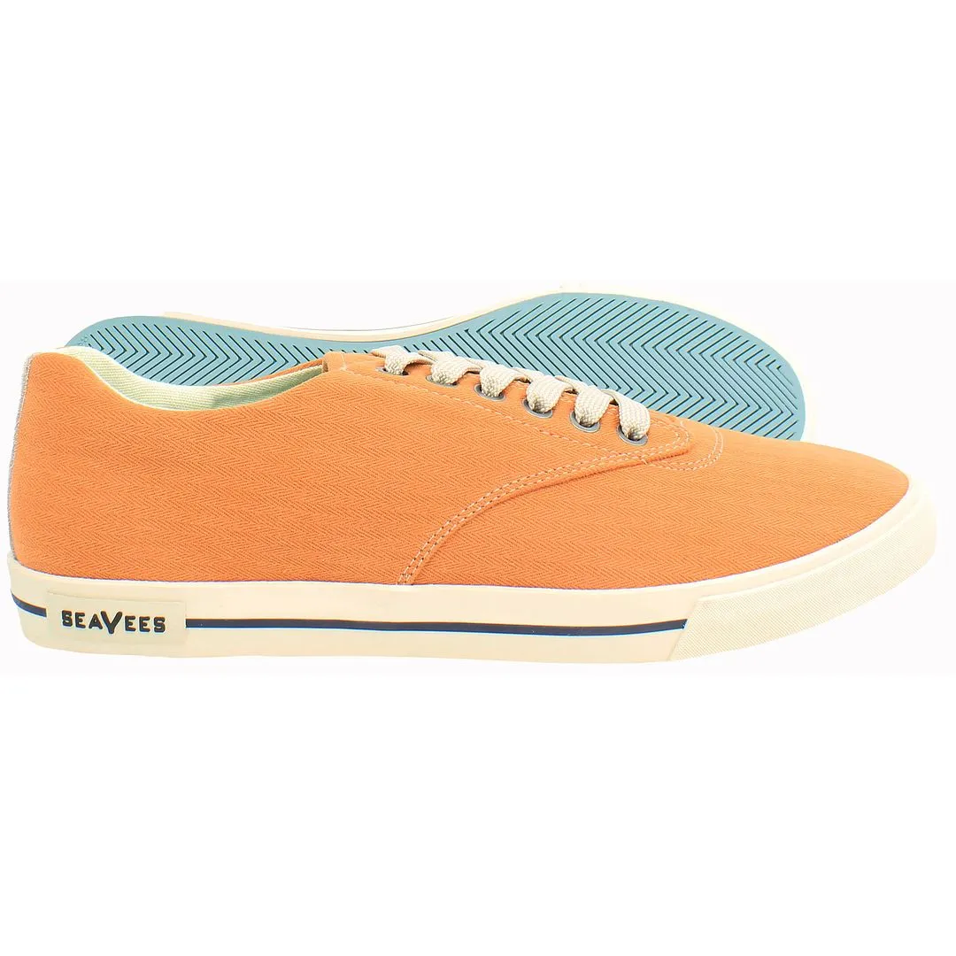 Seavees Hermosa Surfwash Mens Orange Plimsolls