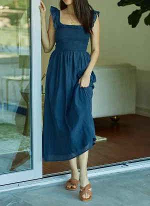 Smock Midi Dress