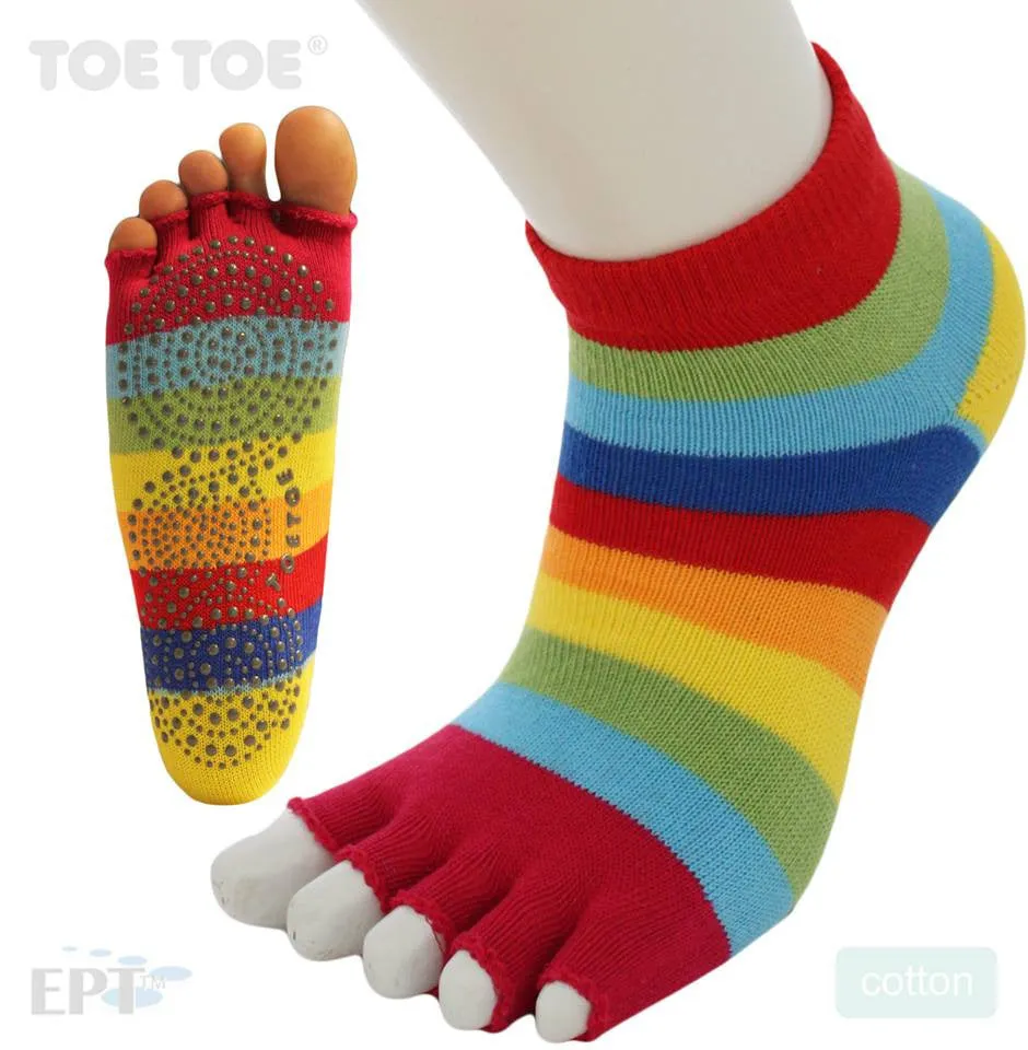 ToeSocks Grip - No Toe - Ankle Toe Socks