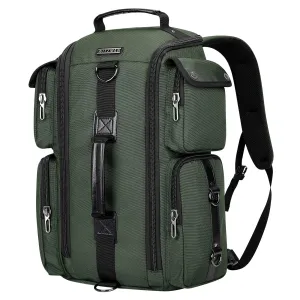 Travel Backpack for Men Carry on Nylon Duffel Bags Large Capacity Laptop Backpack for 17 Inch(6695 Army Green)