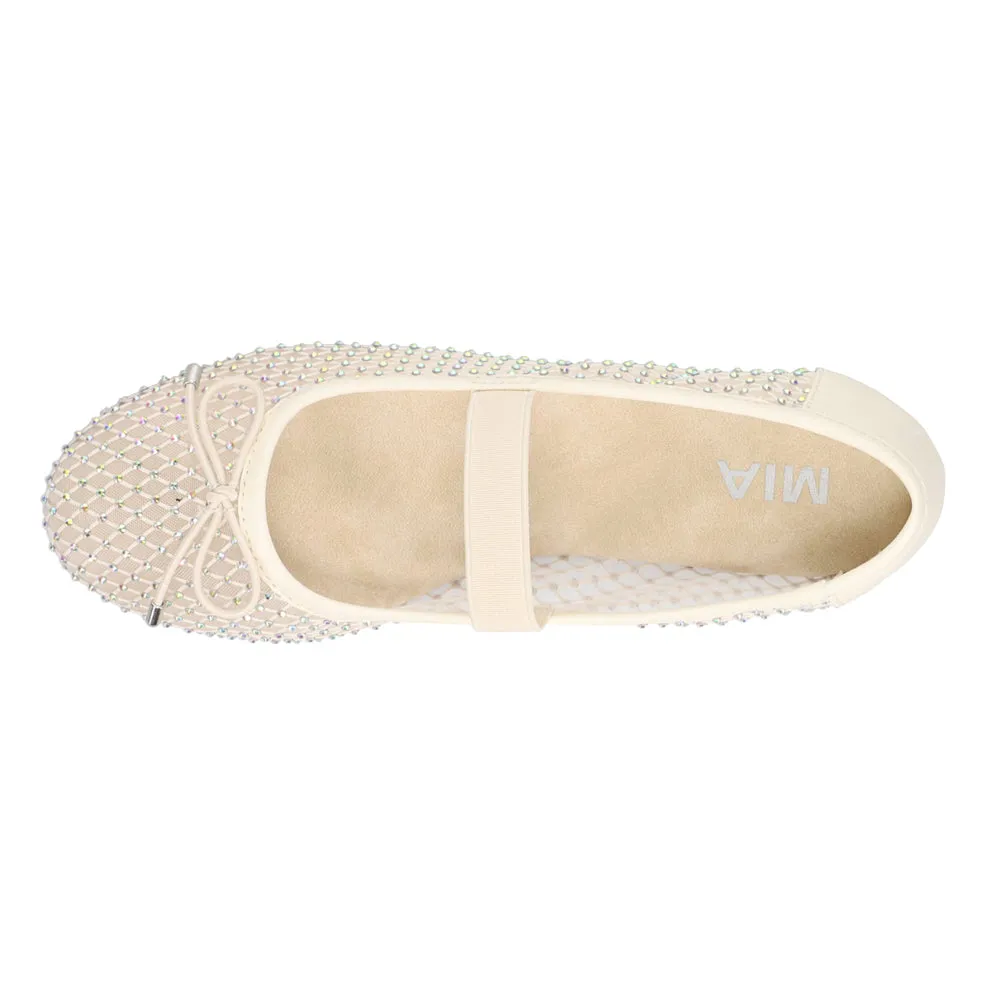 Unica Rhinestone Mary Jane Flats