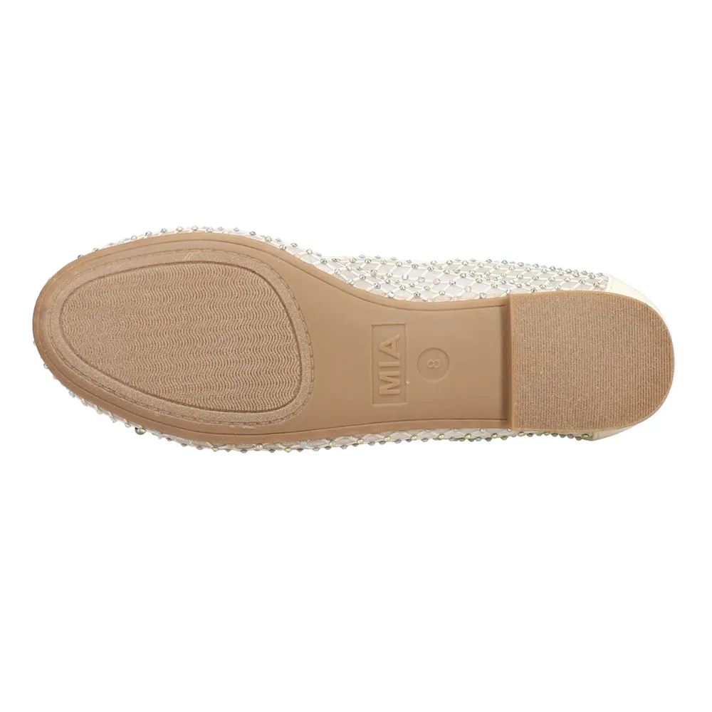 Unica Rhinestone Mary Jane Flats