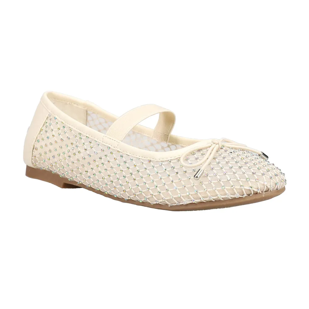 Unica Rhinestone Mary Jane Flats