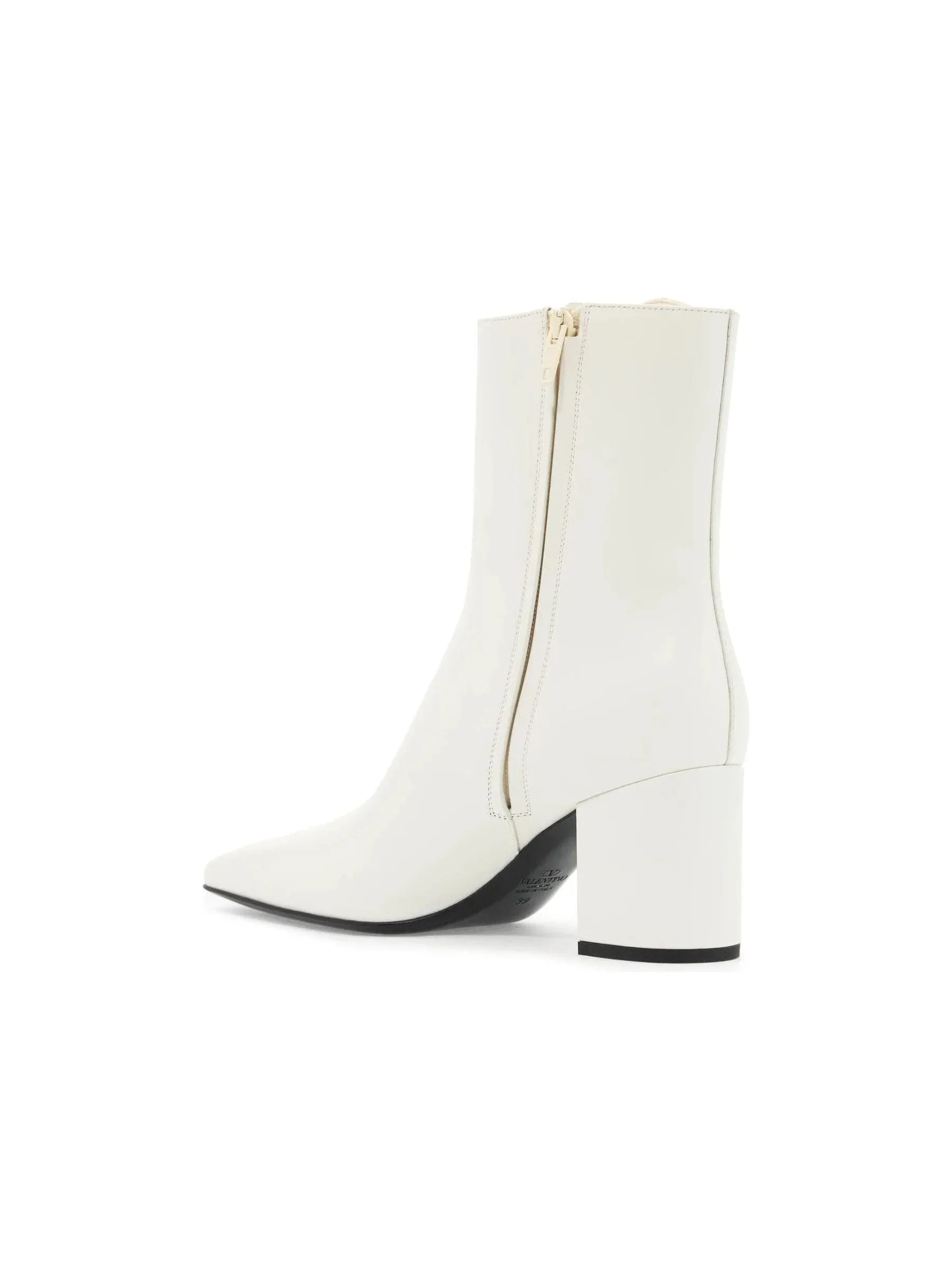 Vlogo Leather Ankle Boots